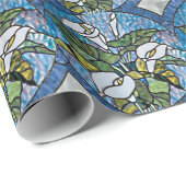 Calla Lilies Stain Glass Kijk Cadeaupapier (Rol Hoek)