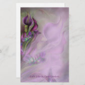 Calla Lilies Stationery Briefpapier (Voorkant / Achterkant)