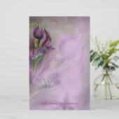 Calla Lilies Stationery Briefpapier (Staand voorkant)