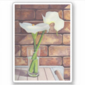Calla Lilies Sticker (Voorkant)