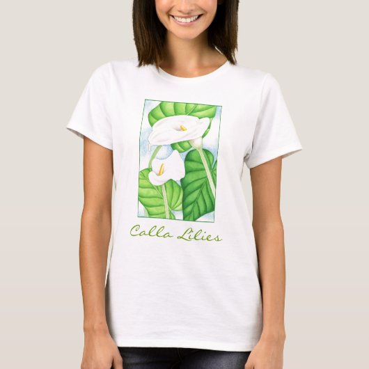 Calla Lilies T-shirt (Voorkant)