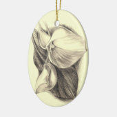 Calla Lilies Tekening Keramisch Ornament (Links)