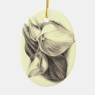Calla Lilies Tekening Keramisch Ornament