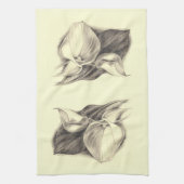 Calla Lilies Tekening Theedoek (Verticaal)