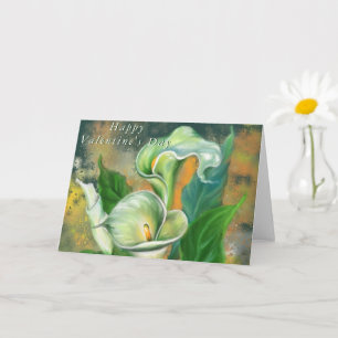 Calla Lilies Valentijnsdag Kaart