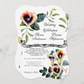 Calla Lilies Victoriaans Floral Bouquet Elegant Kaart (Voorkant / Achterkant)