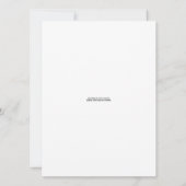 Calla Lilies Wedding Uitnodiging (Achterkant)