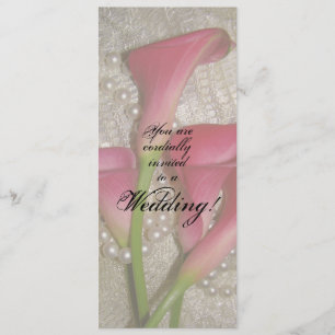 Calla Lilies Wedding Uitnodiging