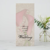 Calla Lilies Wedding Uitnodiging (Staand voorkant)