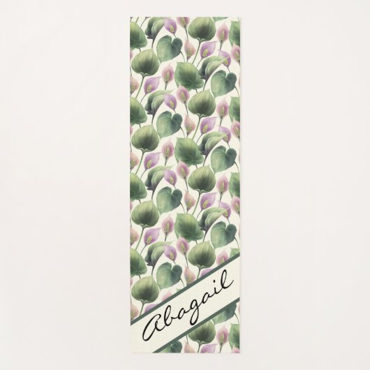 Calla Lilies Yoga Mat (Voorkant)