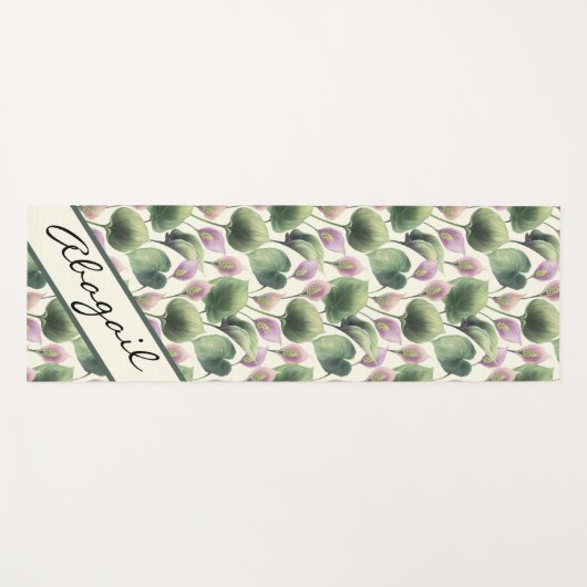 Calla Lilies Yoga Mat (Voorkant (horizontaal))