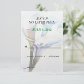 CALLA LILILISEERT  RSVP-KAARTEN RSVP KAARTJE (Staand voorkant)