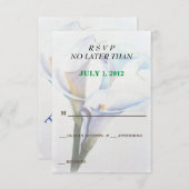 CALLA LILILISEERT  RSVP-KAARTEN RSVP KAARTJE (Voorkant / Achterkant)