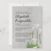 Calla Lillies Bridal Shower Invitaties Kaart (Voorkant)