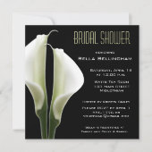 Calla Lillies Bridal Shower Uitnodiging (Voorkant)