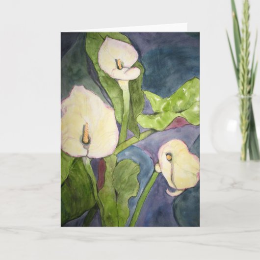 Calla Lillies Kaart (Voorkant)