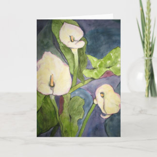 Calla Lillies Kaart
