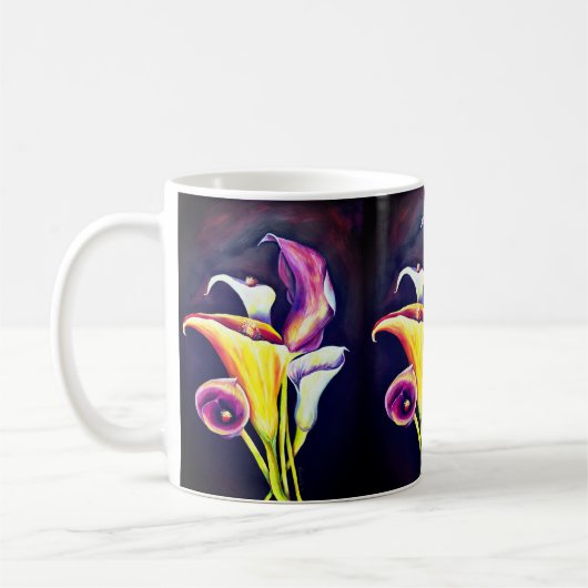 Calla Lillies Koffiemok (Links)