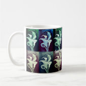 Calla Lillies Modern Retro Minimalisme Koffiemok (Links)