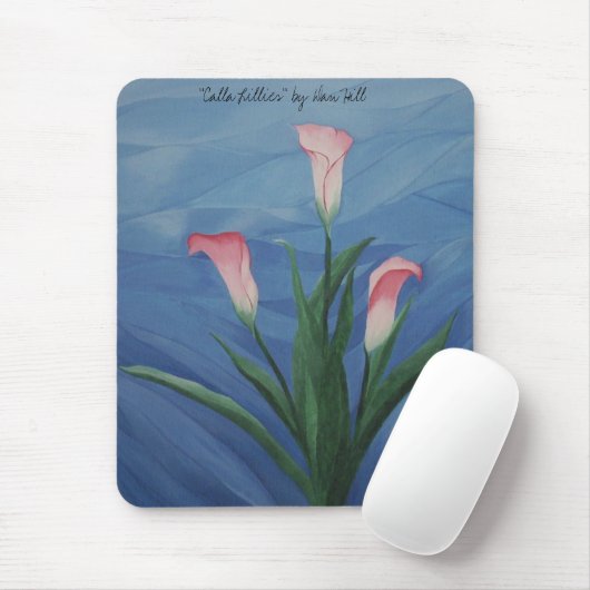 "Calla Lillies" Mousepad Muismat (Met muis)