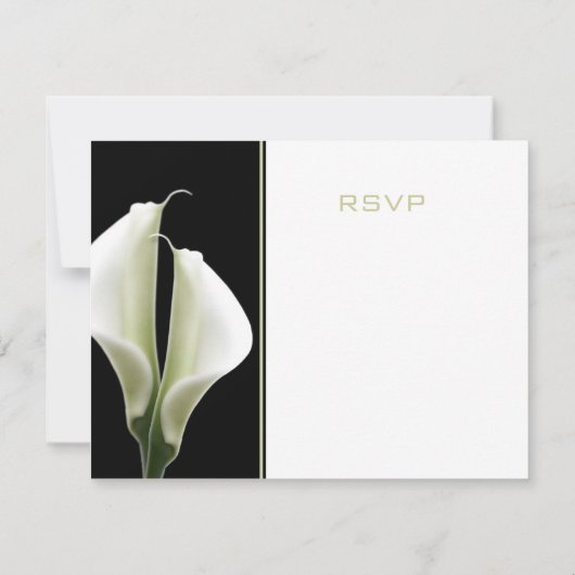Calla Lillies RSVP (Achterkant)