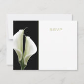 Calla Lillies RSVP Kaartje (Achterkant)