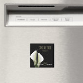 Calla Lillies Save the Date Magnet (Insitu (Vaatwasser))