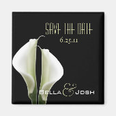 Calla Lillies Save the Date Magnet (Voorkant)