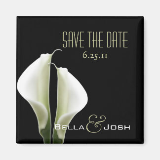 Calla Lillies Save the Date Magnet