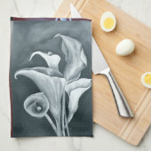 Calla Lillies Theedoek (Quarter Fold)
