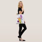 Calla Lillies Tote Bag (Op model)