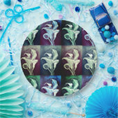 Calla Lilly-Bohemian Pattern Papieren Bordje (Feest)