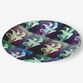 Calla Lilly-Bohemian Pattern Papieren Bordje (Gekanteld)