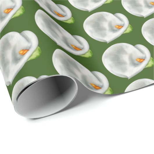 Calla Lilly Cadeaupapier (Rol Hoek)