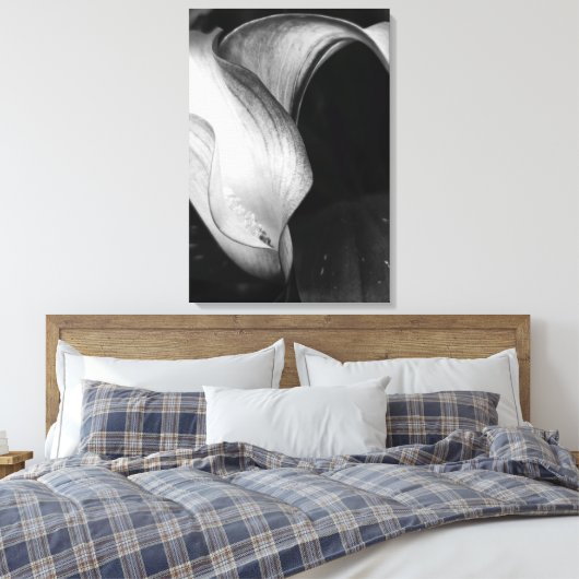 Calla Lilly Canvas Afdruk (Insitu (Slaapkamer))