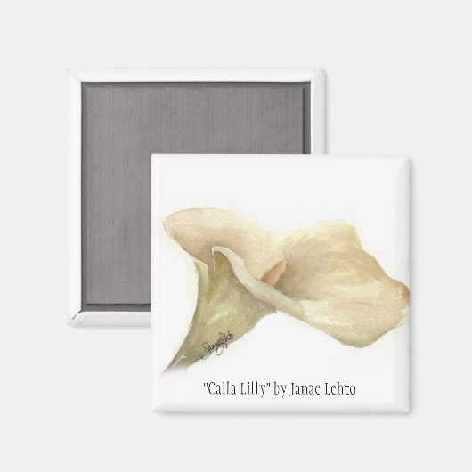"Calla Lilly" door Janae Lehto Magneet (Voorkant / Achterkant)