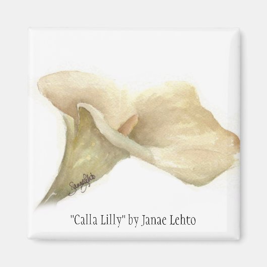 "Calla Lilly" door Janae Lehto Magneet (Voorkant)