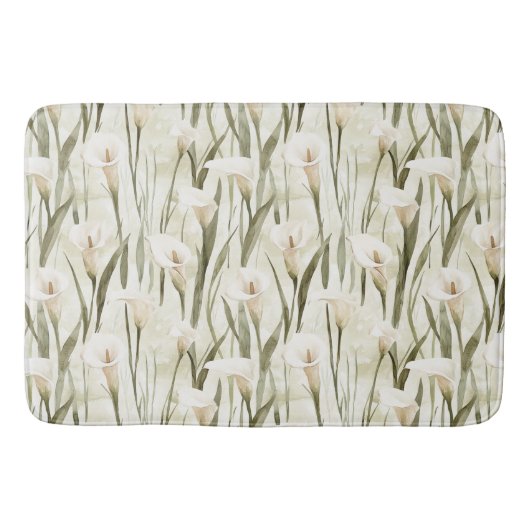  Calla Lilly Flowers Badmat (Voorkant)
