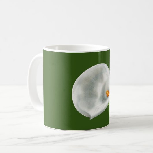 Calla Lilly Koffiemok (Voorkant links)