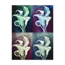 Calla Lilly Modern Retro Pattern