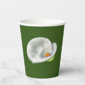 Calla Lilly Papieren Bekers (Voorkant)