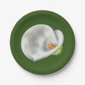 Calla Lilly Papieren Bordje (Voorkant)
