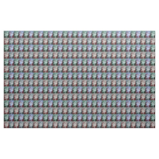Calla Lilly - Retro Pattern Stof (Yard (91,4 cm))