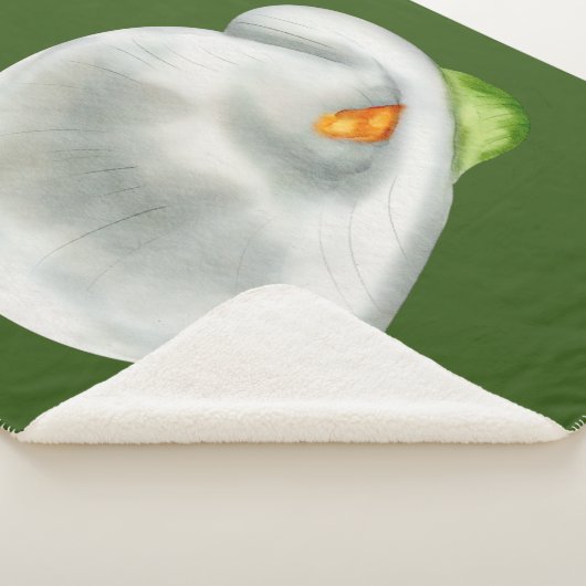 Calla Lilly Sherpa Deken (3/4)