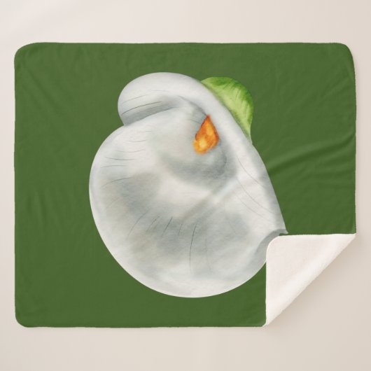 Calla Lilly Sherpa Deken (Voorkant (horizontaal))