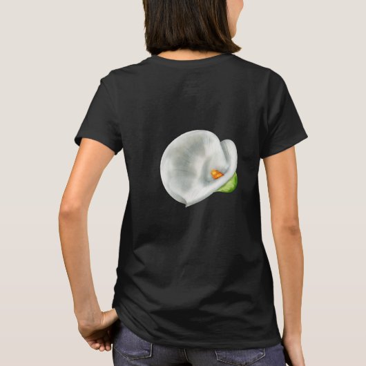 Calla Lilly T-shirt (Achterkant)