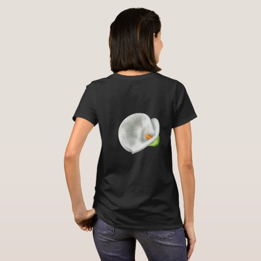 Calla Lilly T-shirt (Achterkant volledig)