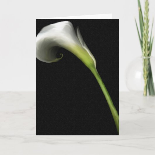 Calla Lilly Wenskaarten Kaart (Voorkant)