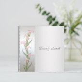 Calla Lily 25e jubileumfeestje Kaart (Staand voorkant)