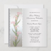 Calla Lily 25ste Jubileum Kaart (Achterkant)